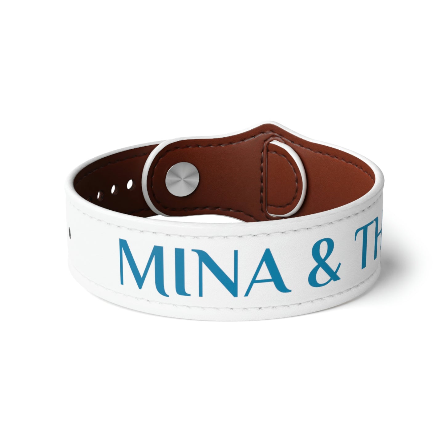 Faux Leather Wristband