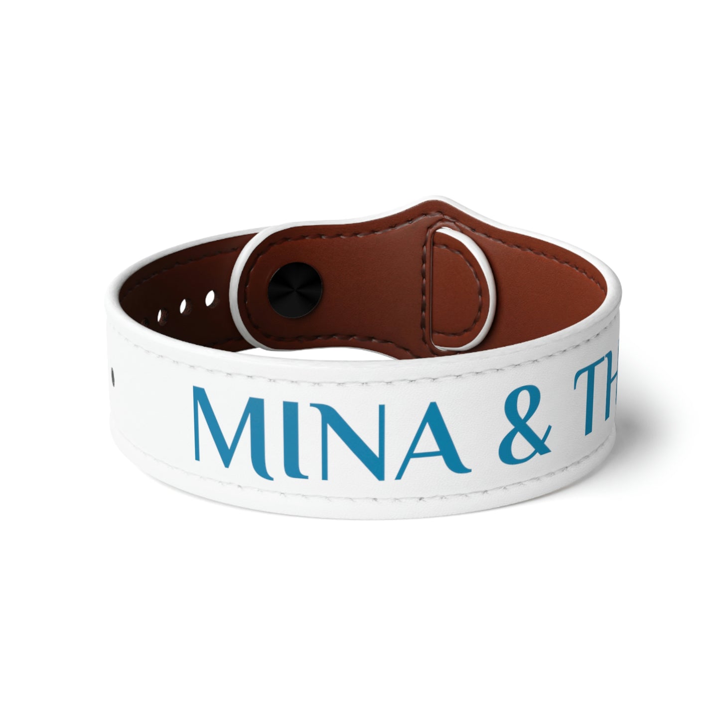 Faux Leather Wristband